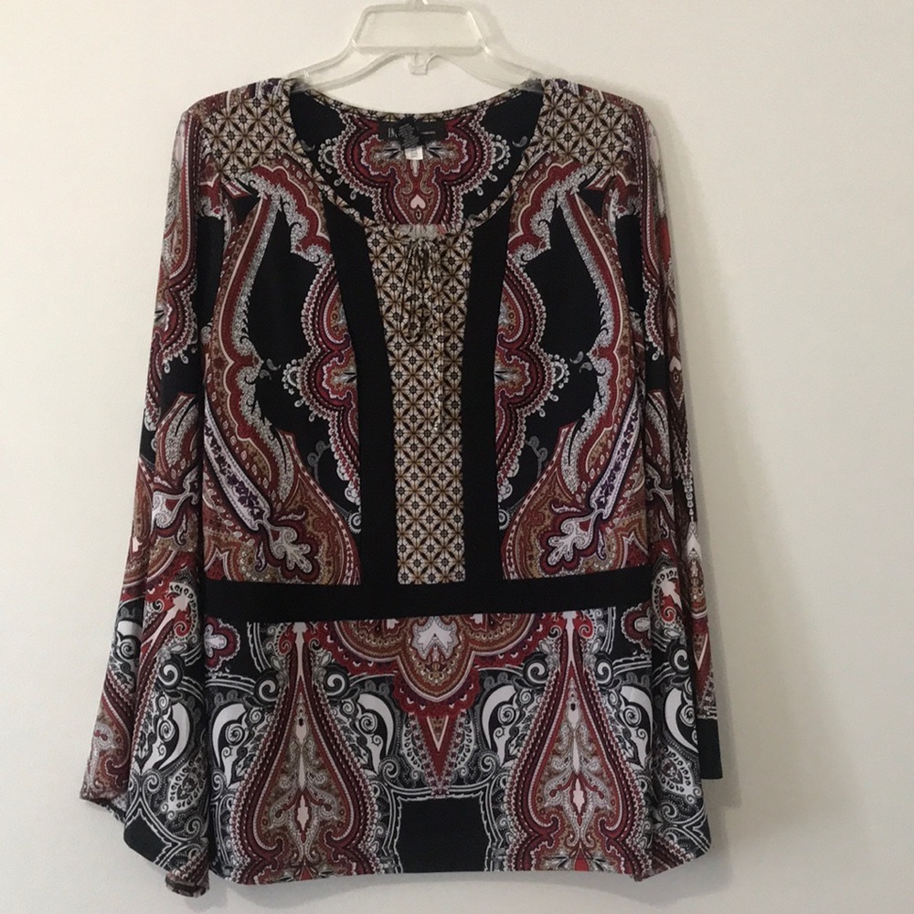 Lovely Print Longsleeve Blouse